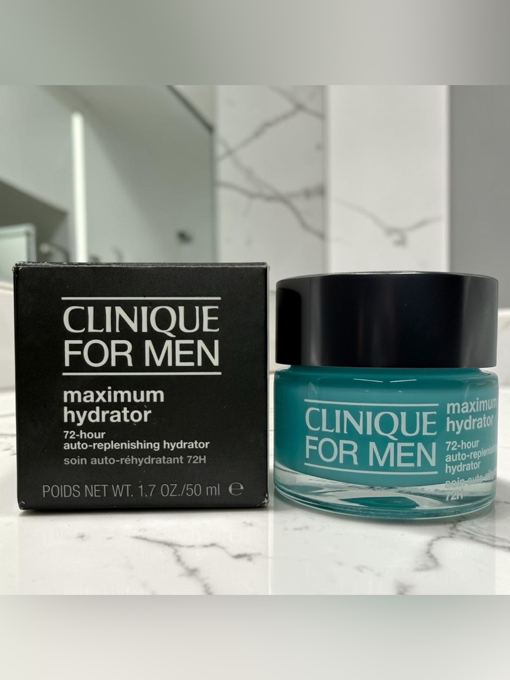 Clinique For Men Maximum Hydrator 72H Oil-Free Moisturizer Hyaluronic Acid 1.7oz